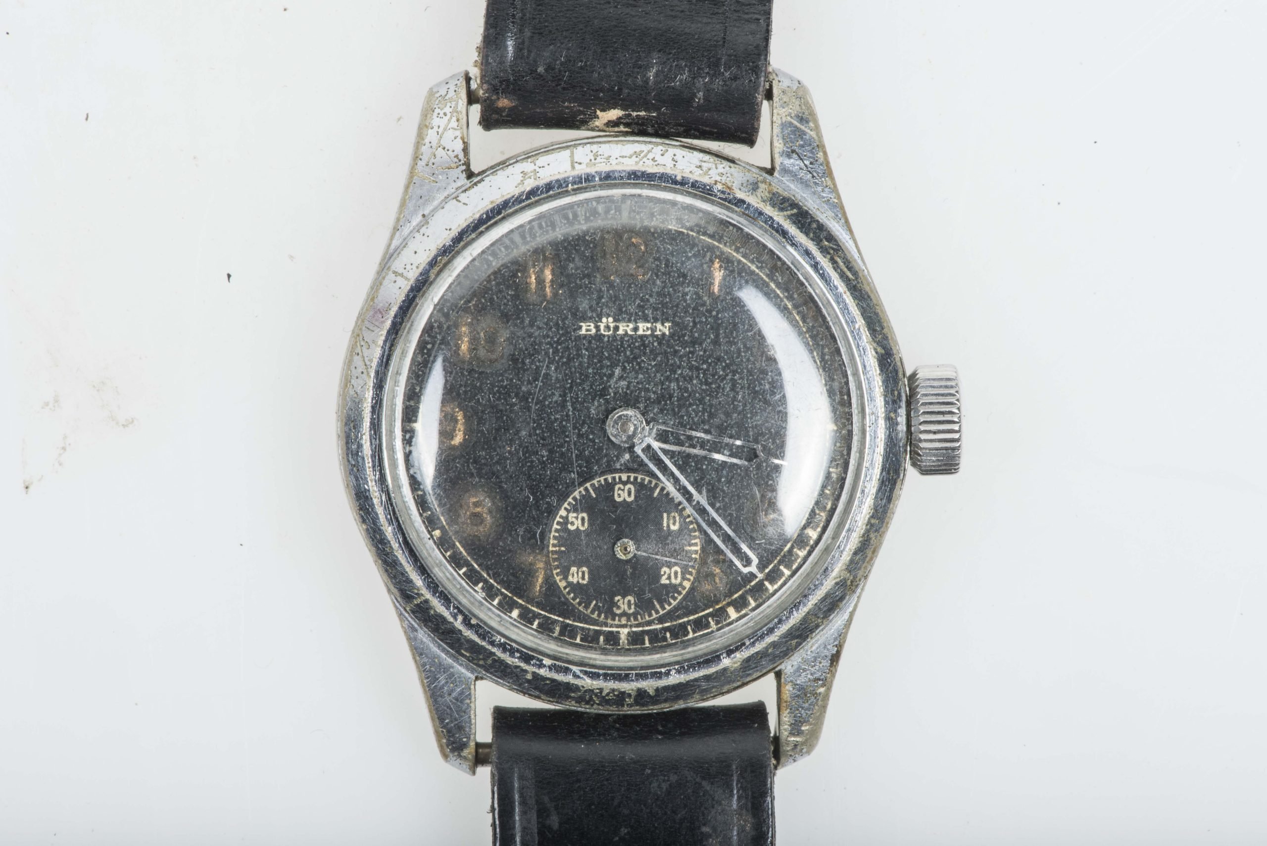 Heer issue wristwatch or Dienstuhr by Büren — image 2