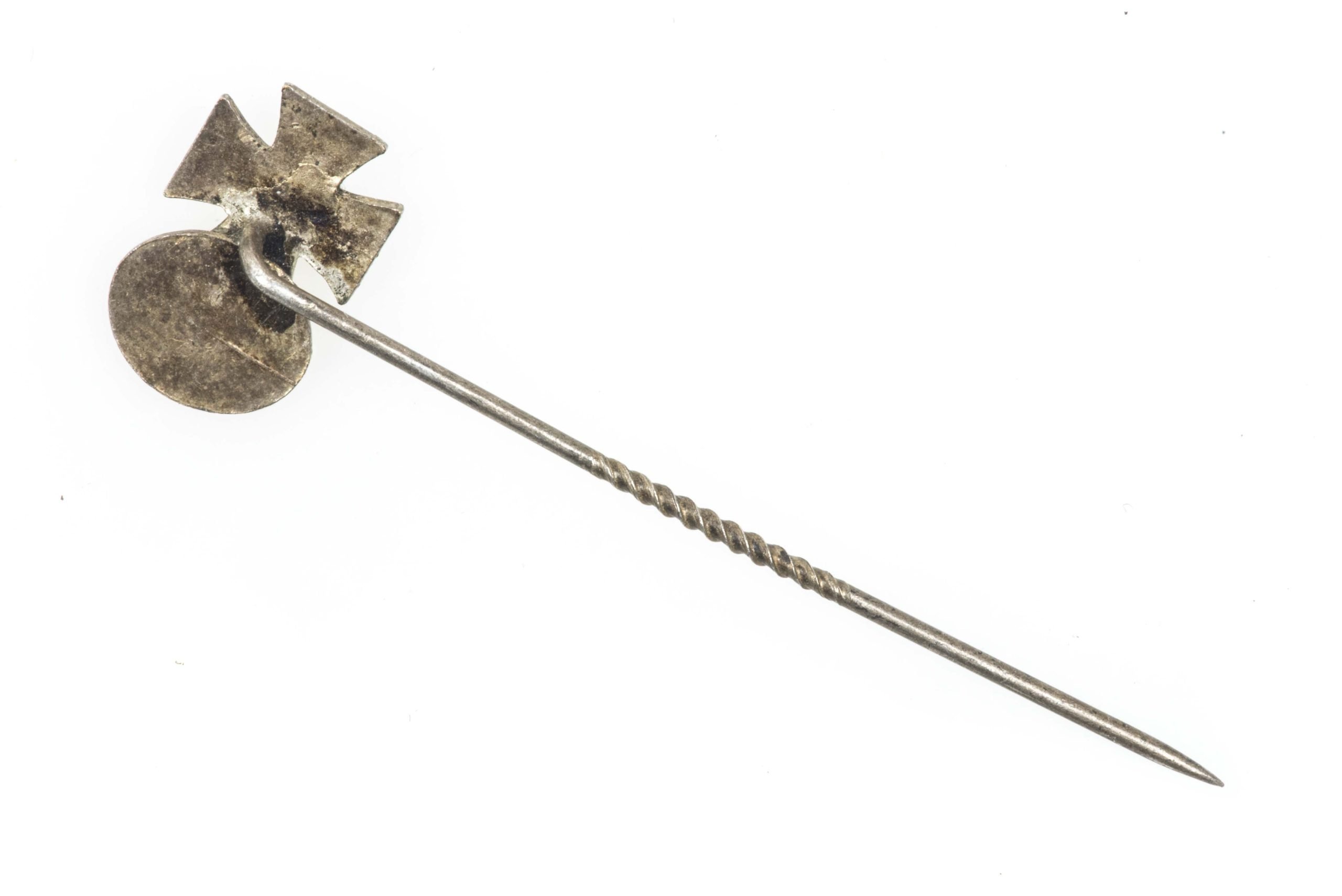 Iron Cross first class and Silver Wound Badge stickpin — image 2