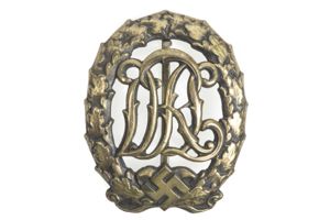 Bronze DRL sport badge by Wernstein, Jena
