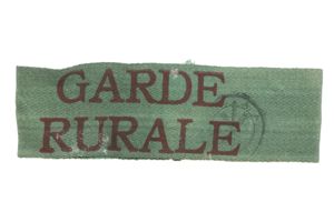 Belgian Boerenwacht or Garde Rurale armband