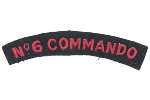 British shouldertitle No 6 Commando