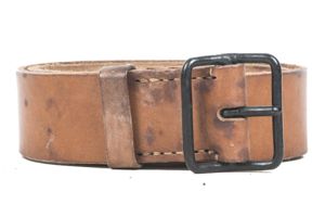 Japanese leather equipment belt