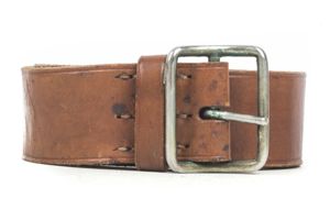 Japanese leather equipment belt