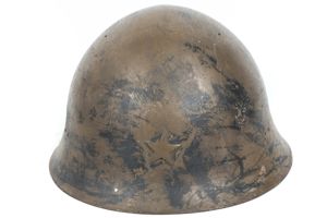 Rare camouflaged Japanese Type 90 IJA army helmet