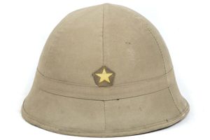 Rare Japanese Type 98, version 3 IJA army sun helmet