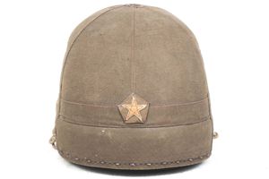Rare Japanese IJA army tropical tanker helmet