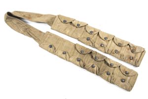 Tan Fallschirmjäger bandoleer in combat used condition