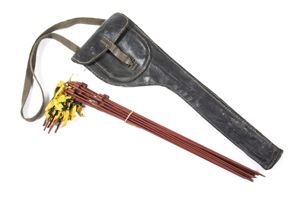 Complete gas warning flag set