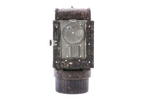 Bakelite carbide lantern with aluminum hook