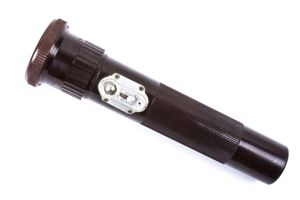 Large period brown bakelite flashlight