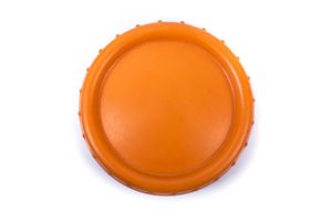 First pattern orange butterdish marked F7/K