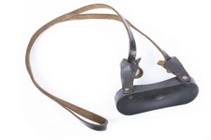 6×30 binocular strap and rain cover with tan studs