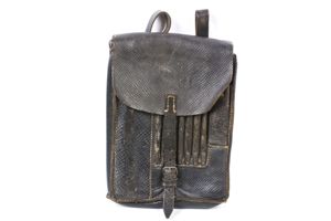 Late war black leather mapcase