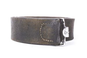 Pre war leather equipment belt size 92