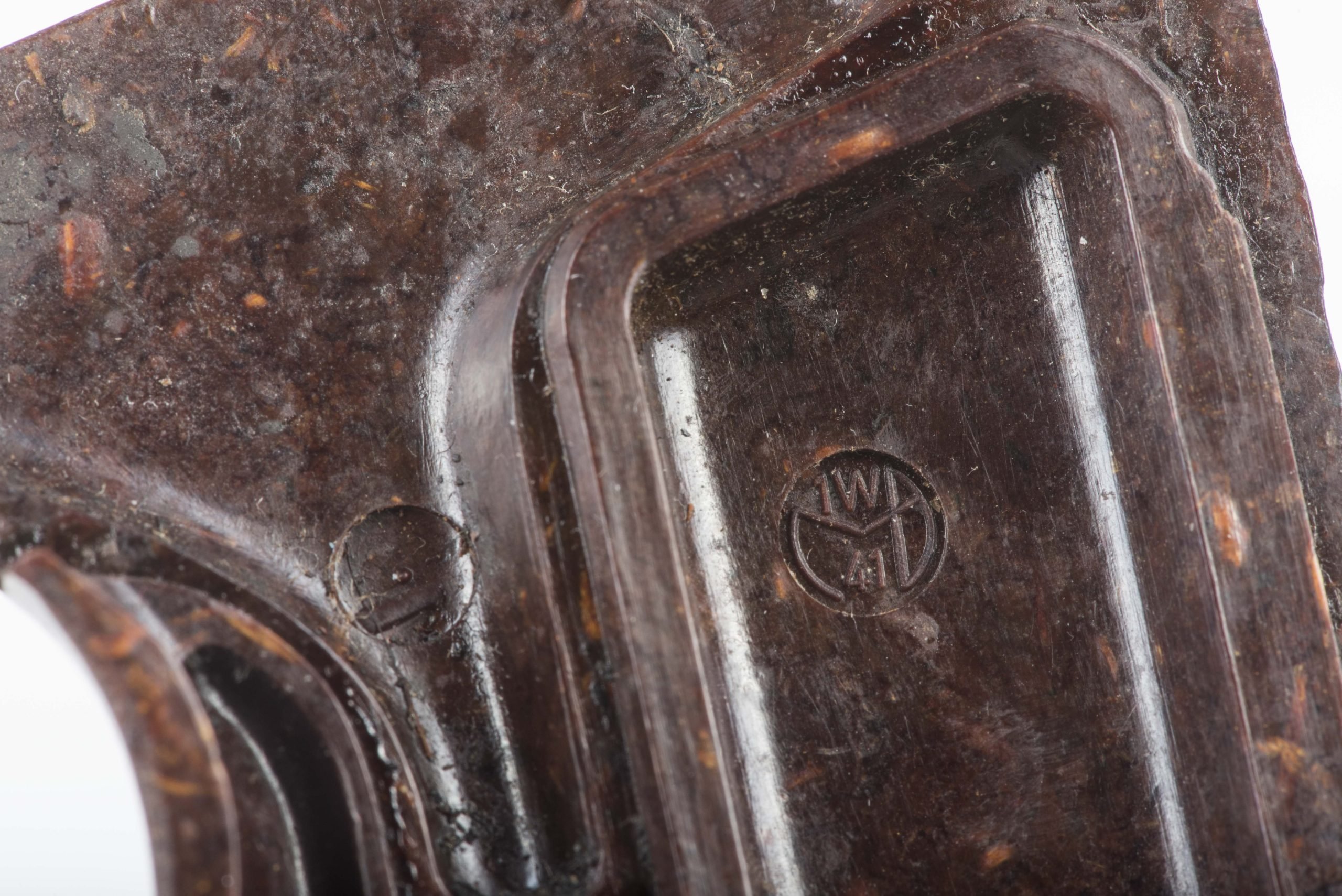 Bakelite P38 grip plates marked 1W 41 — image 5