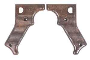 Bakelite MG42 grip plates marked bzh 1944