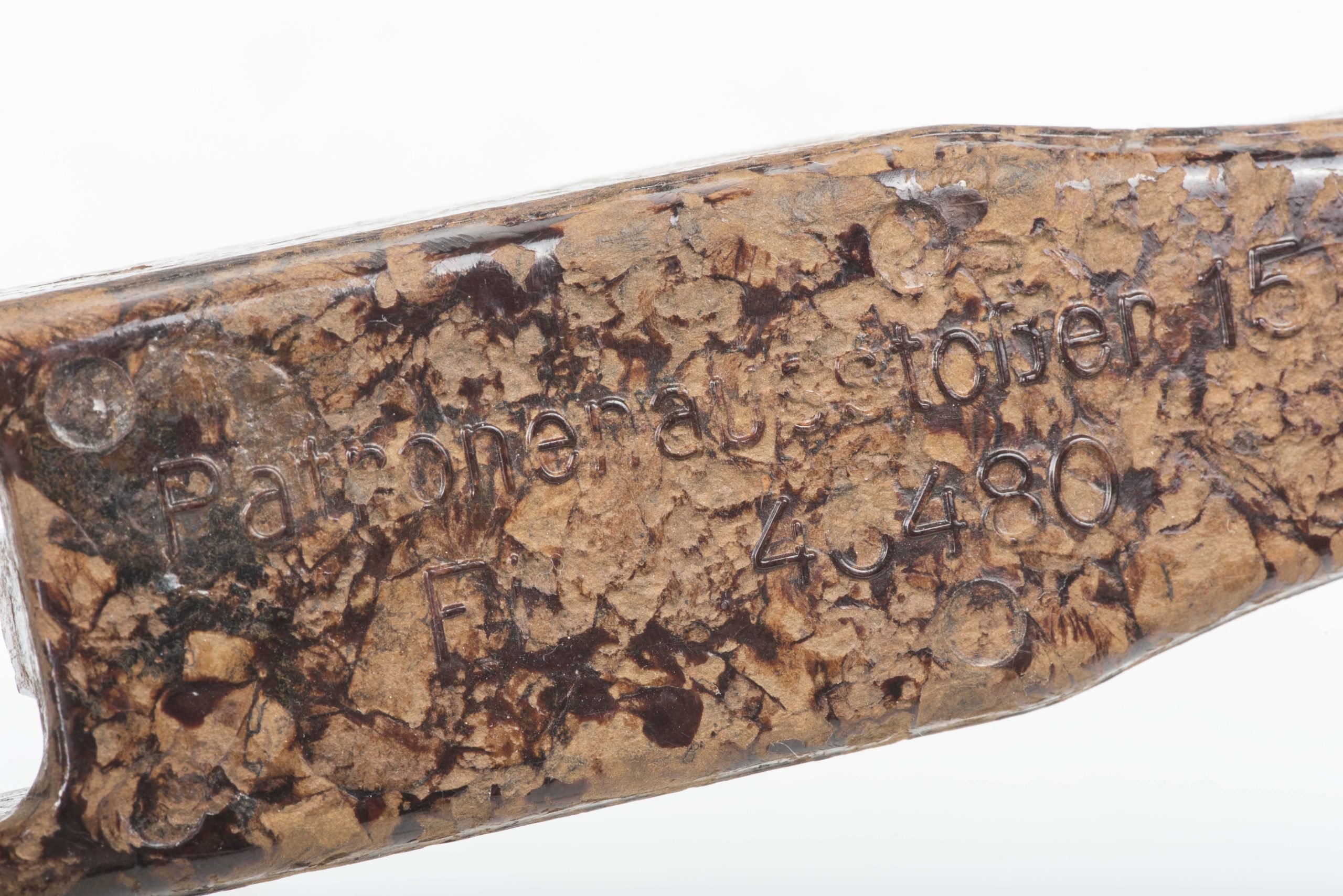 Bakelite MG15 magazine loader tool marked Patronenausstoßer 15 Fl. 46480 — image 2