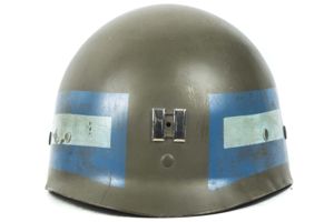 US M1 helmet liner Captain Donald H. Swankowski 34th bomb …