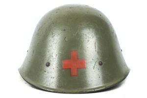 Dutch red cross medical helmet