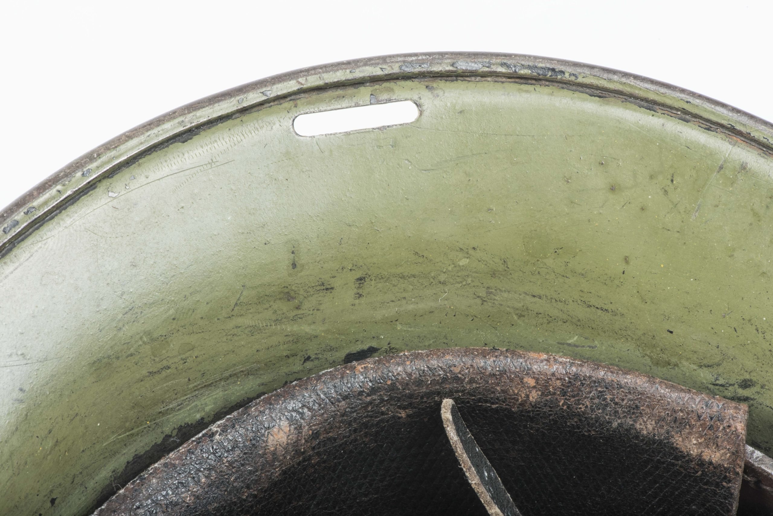 Rare Dutch M16 D helmet named V.D. Ploeg marked CM1928 — image 11