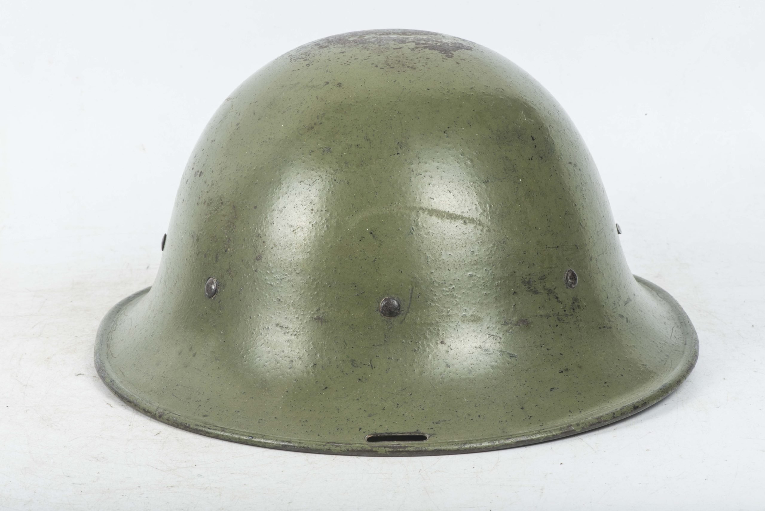 Rare Dutch M16 D helmet named V.D. Ploeg marked CM1928 — image 3