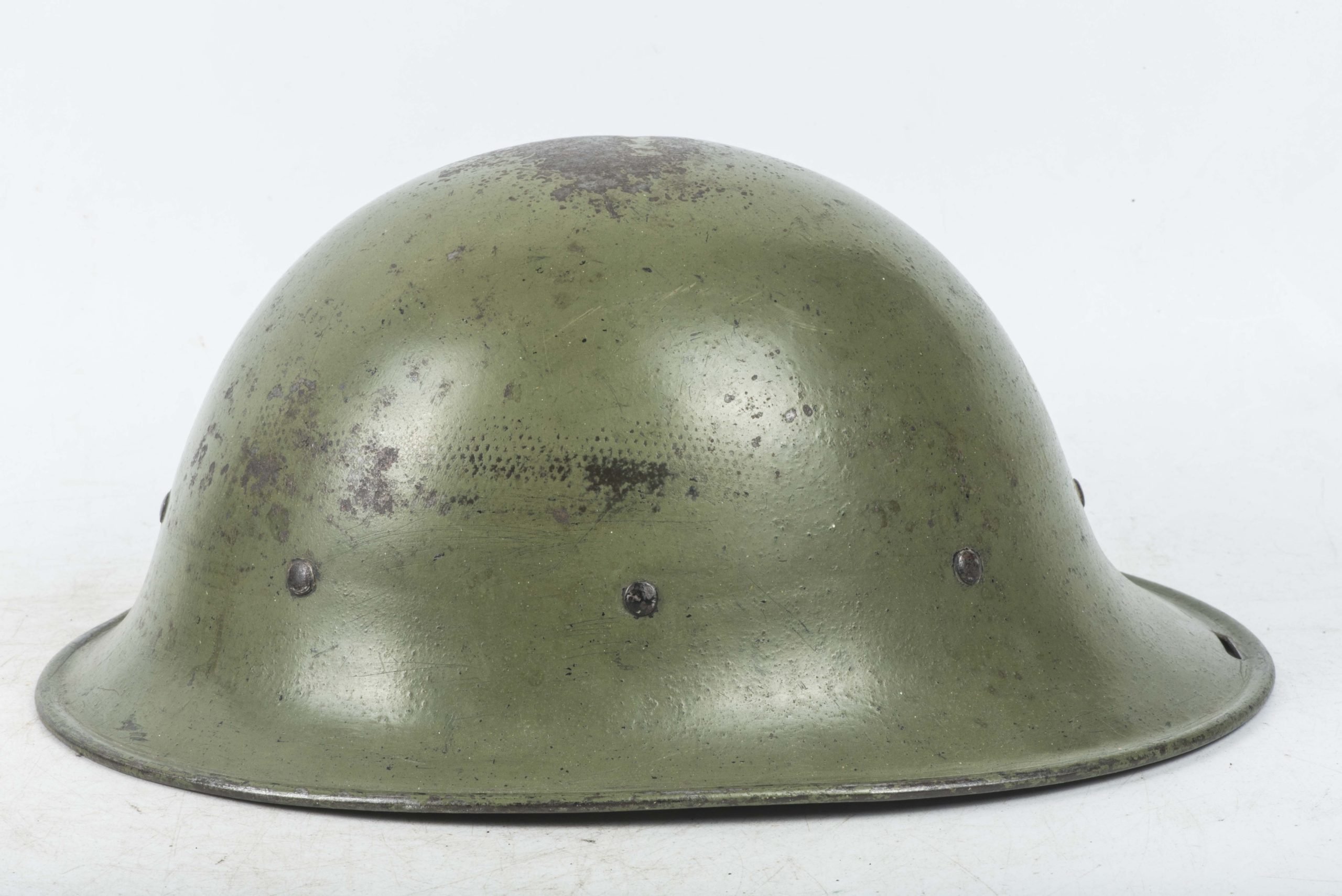 Rare Dutch M16 D helmet named V.D. Ploeg marked CM1928 — image 4