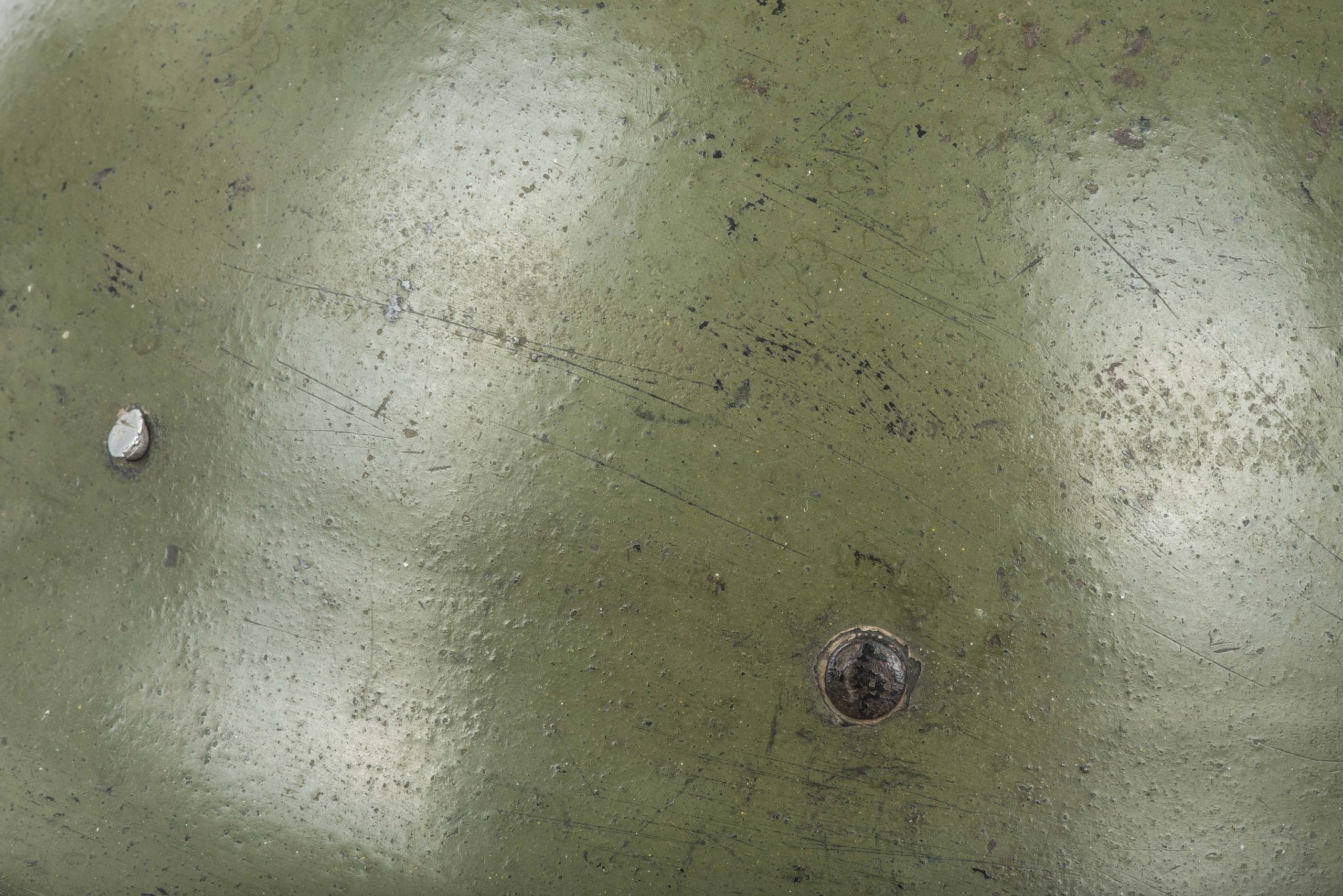 Rare Dutch M16 D helmet named V.D. Ploeg marked CM1928 — image 7