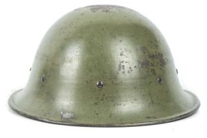 Rare Dutch M16 D helmet named V.D. Ploeg marked CM1928