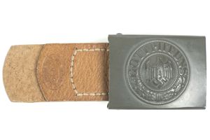 Steel tabbed Heer belt buckle marked H. Arld, Nuernberg 1942