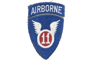 US 11th Airborne division patch