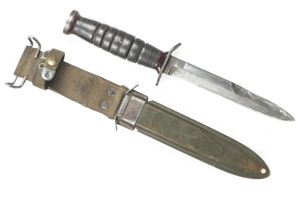US M3 fighting knife guard marked Imperial