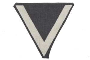 Late war printed Waffen-SS Sturmmann rank