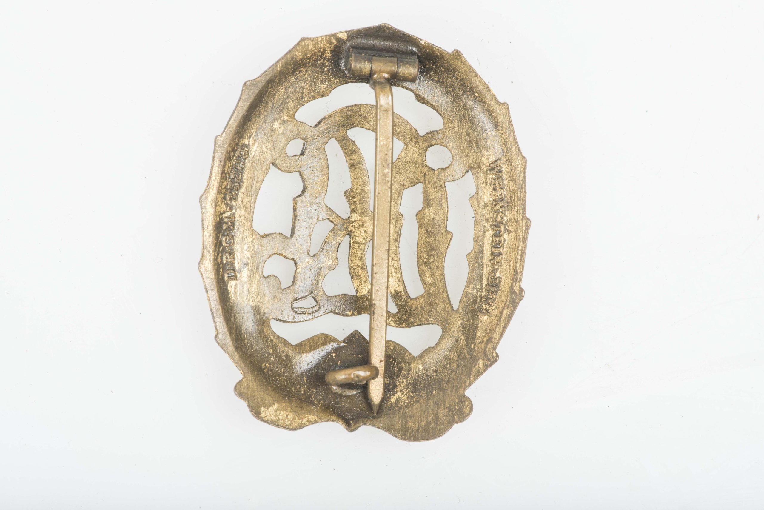 DRL sport badge in gold marked Wernstein, Jena — image 2