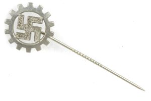 Deutsche Arbeitsfront Pin marked RZM 24