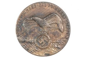 Tinnie Gautraffen 1938 Gau Pommern Stettin marked J. Godet