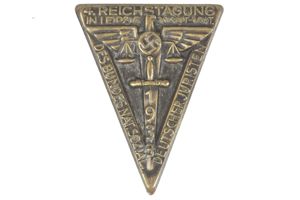 Rare tinnie 4. Reichstagung in Leipzig Des Bundesnational Sozialisten Deutscher …