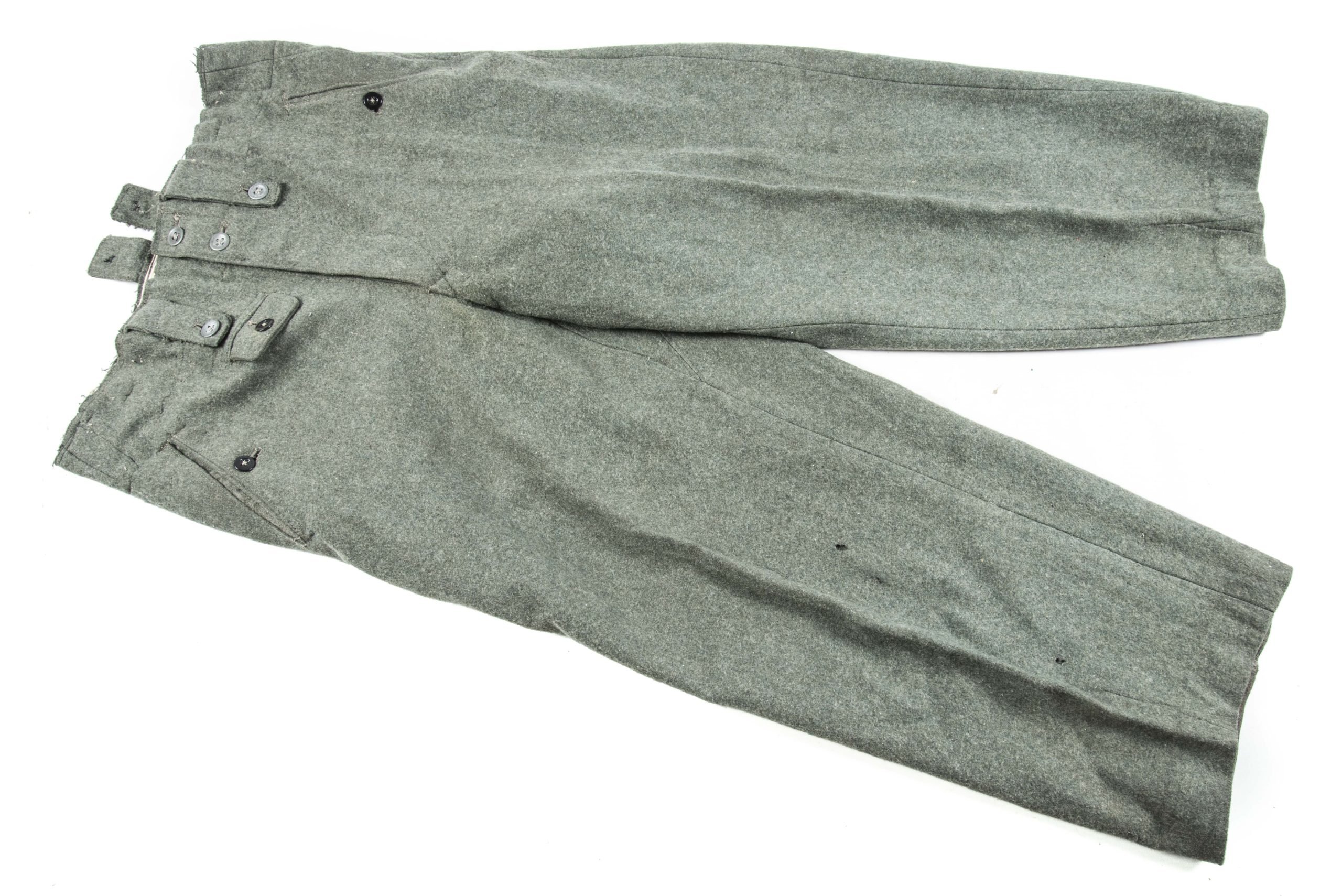 Late war modified Waffen-SS M43 trousers or keilhosen — image 12