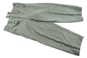Late war modified Waffen-SS M43 trousers or keilhosen