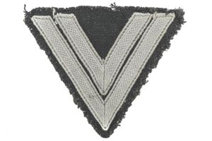 Heer / Waffen-SS sleeve rank for a Obergefreiter or Rottenführer