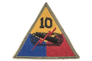 US 10th Armored Division patch
