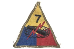US 7th Armored Division patch