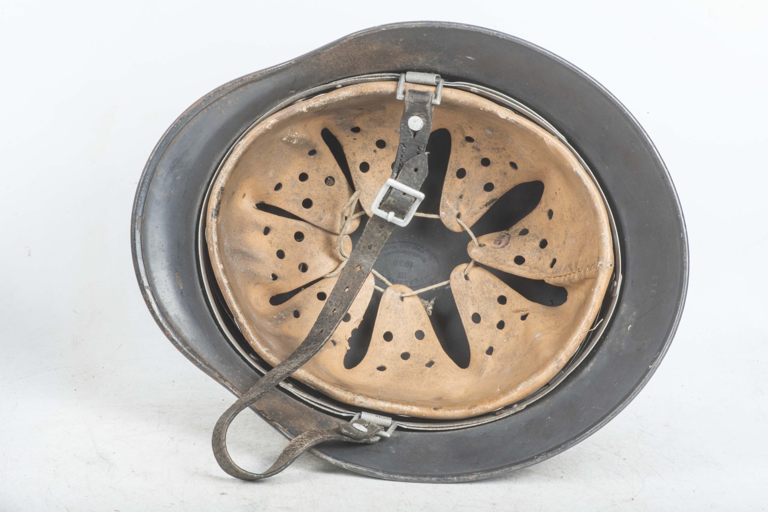 Q66 M35 double decal Luftwaffe helmet — image 15