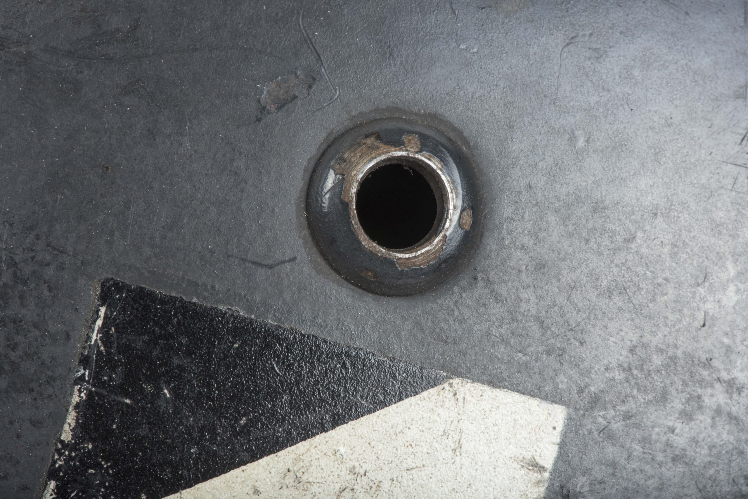 Q66 M35 double decal Luftwaffe helmet — image 9