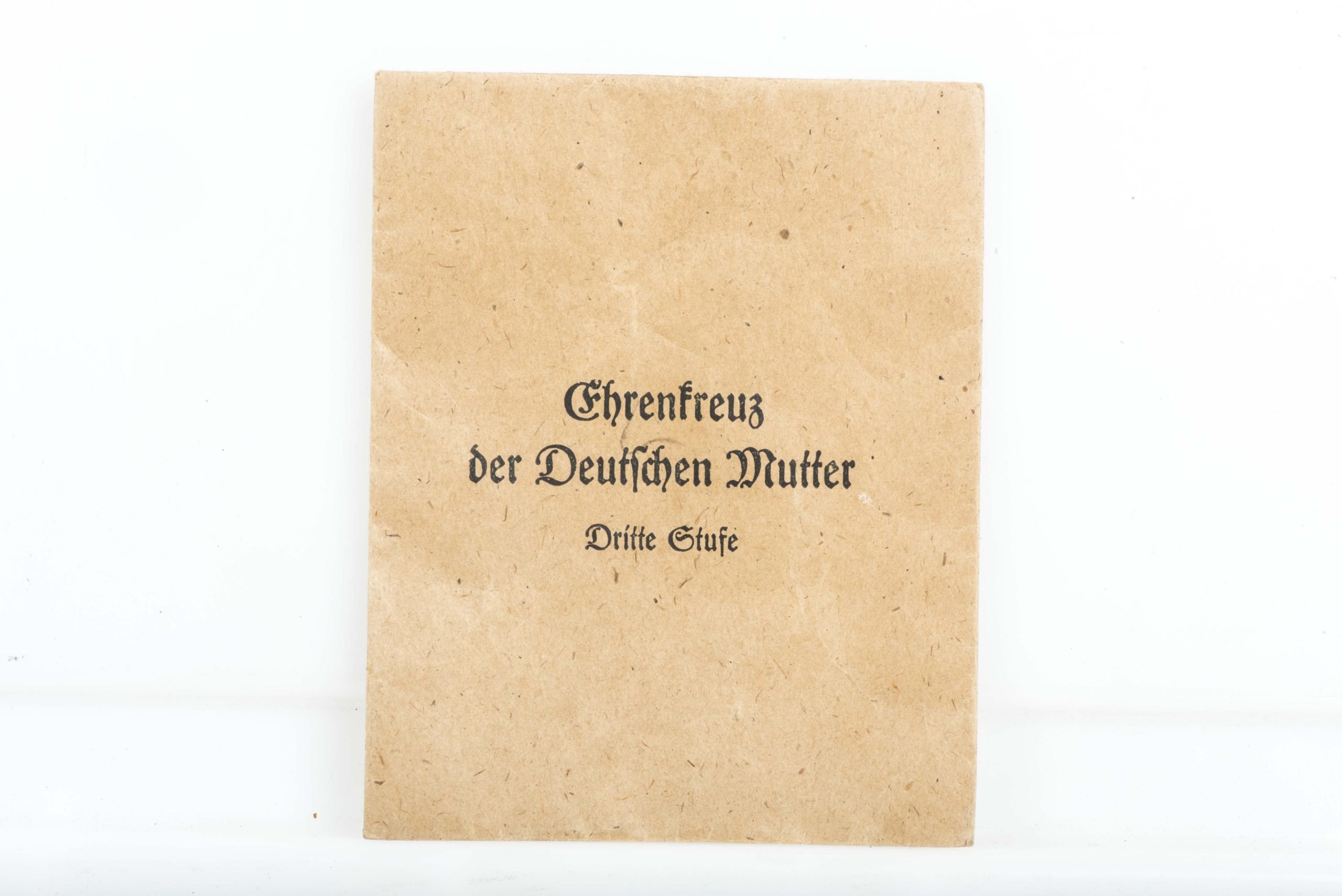 Mother cross in bronze in original issue bag by Klein & Quenzer — image 4