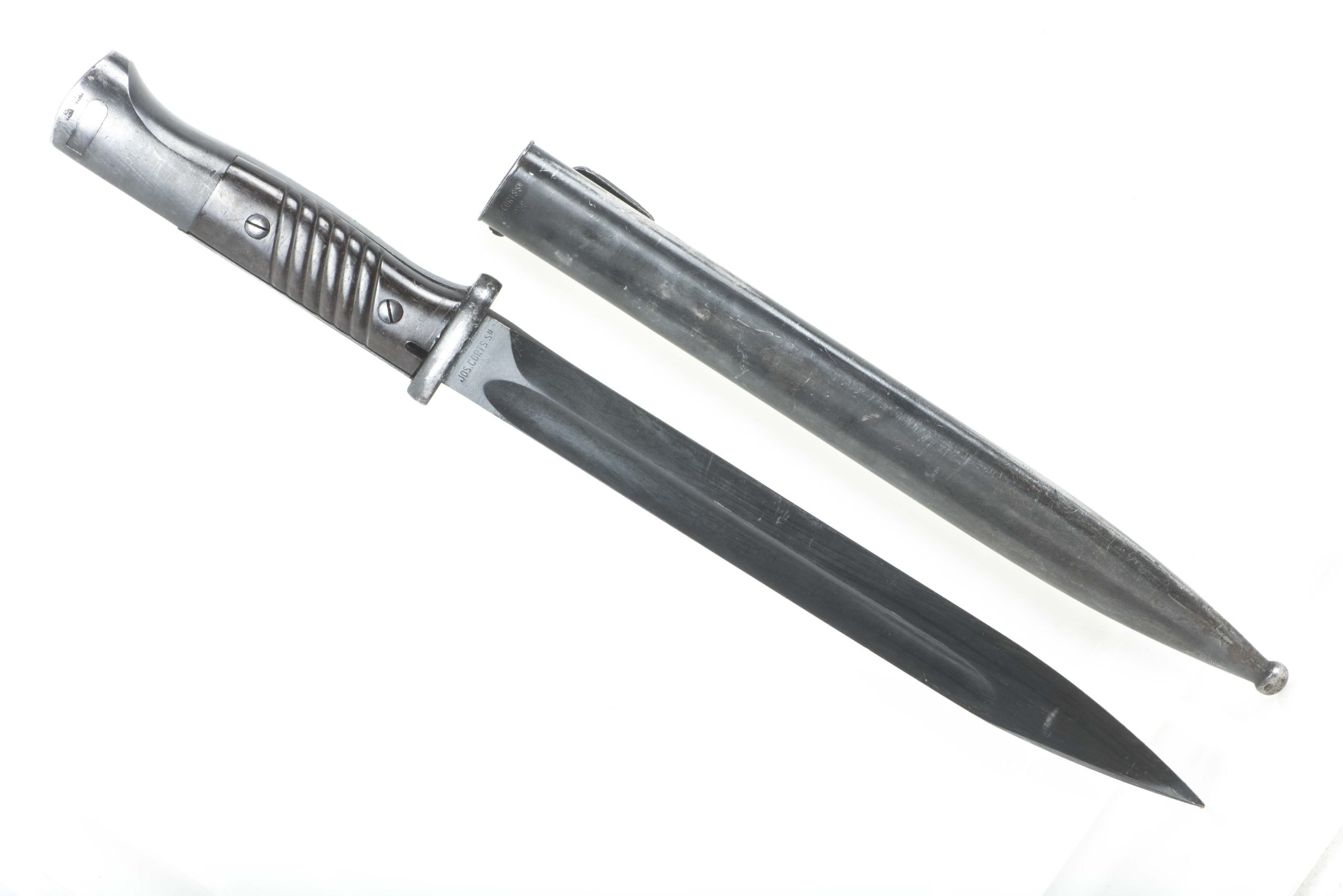 Matching K98 bayonet marked Jos. Corts Sn 1938 — image 2