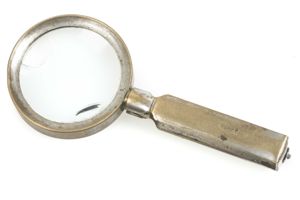 French magnifying glass marked Depose