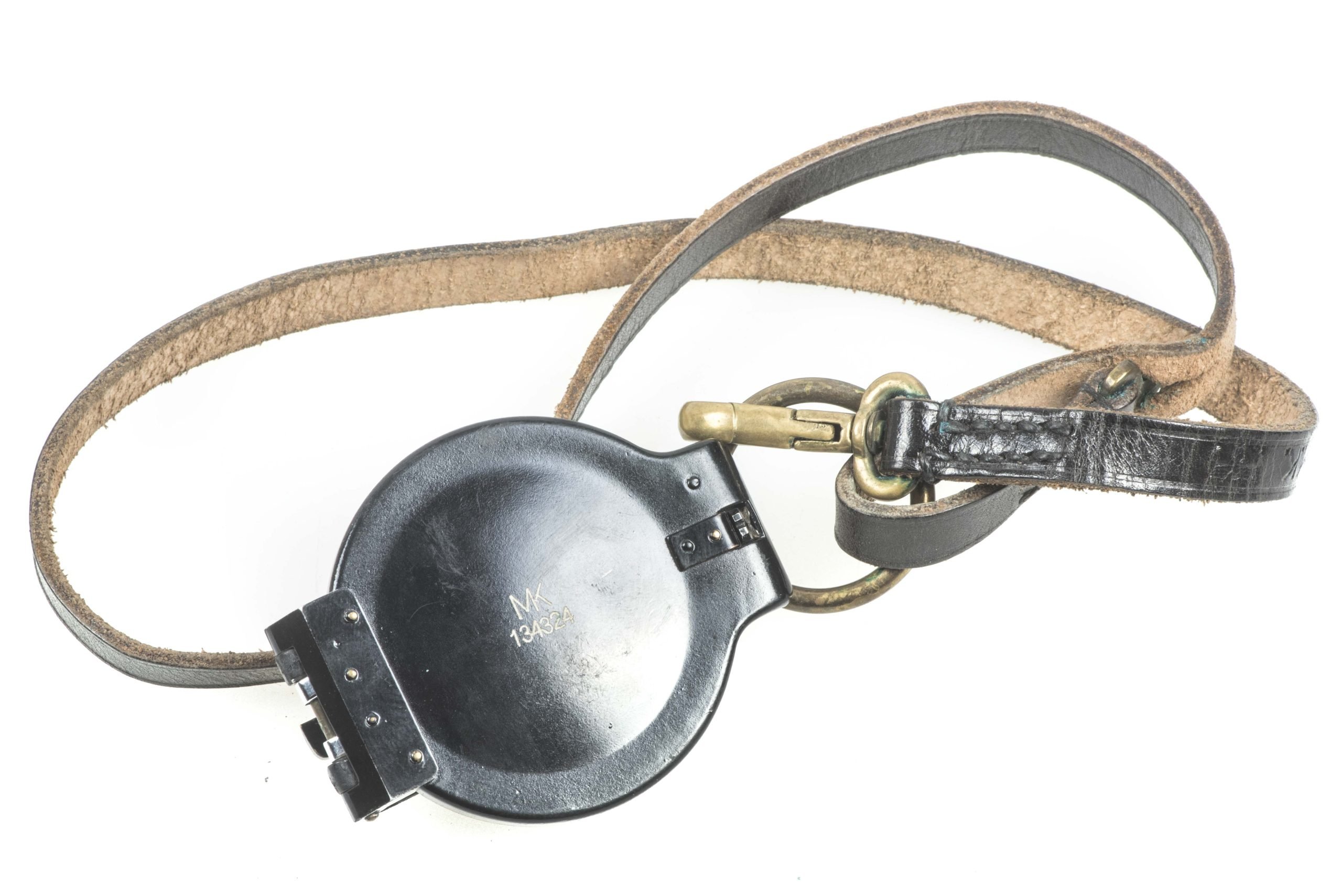 Pre war pattern compass with original strap marked MK