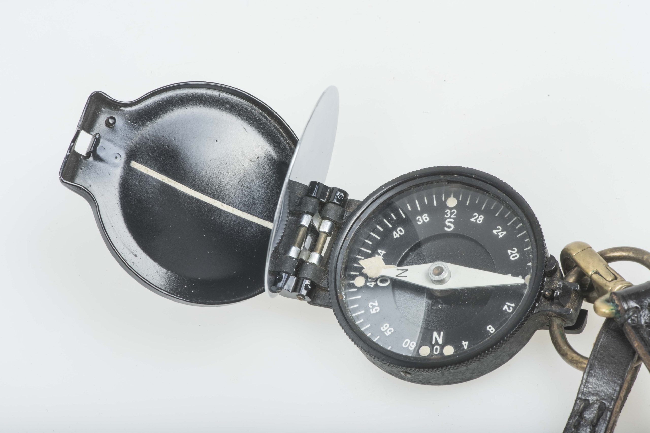 Pre war pattern compass with original strap marked MK — image 6