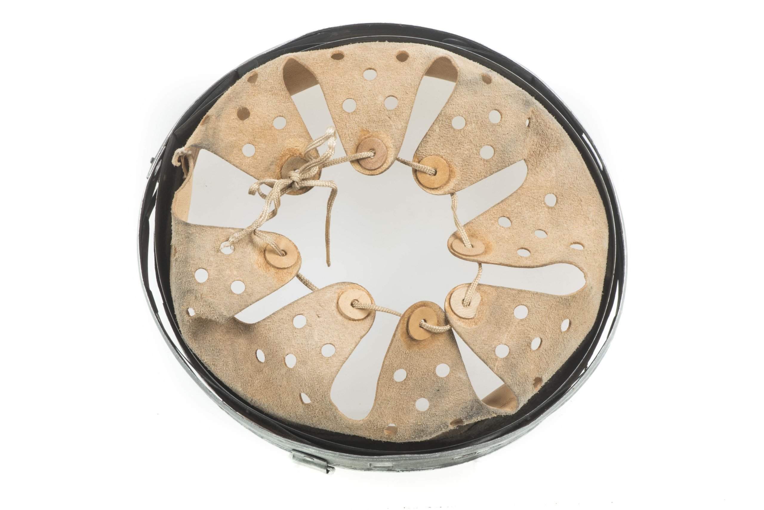 German helmet liner marked RBNr. 0/0251/0111 1944 size 66/59 — image 3