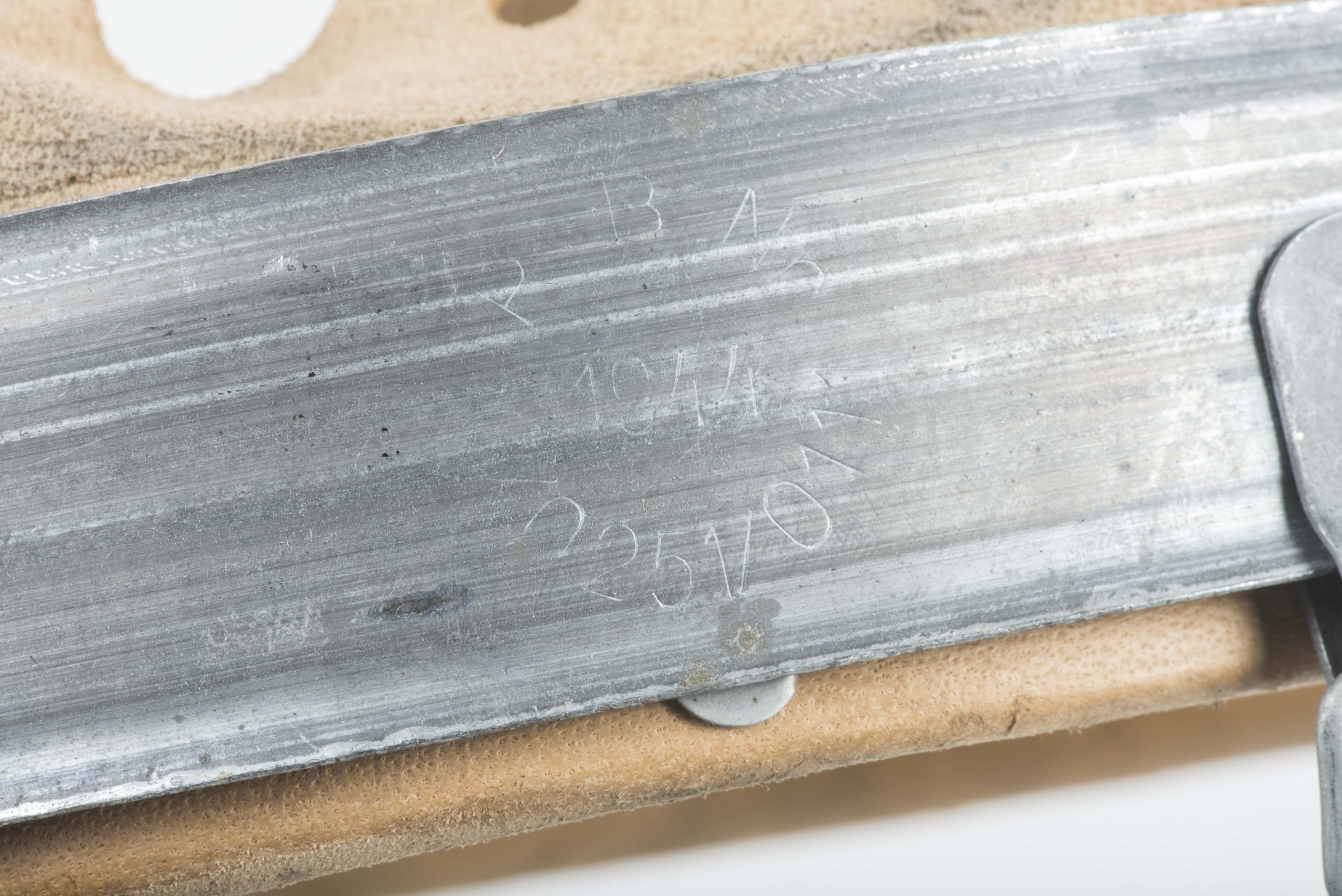 German helmet liner marked RBNr. 0/0251/0111 1944 size 66/59 — image 4